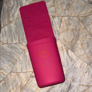 CHI Smart Pink Silicone Heat Resistant Iron Mat and Pouch Travel Sleeve